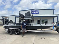 Jireh Shallow Draft Fishing Boat, built in Port O'Connor Texas.