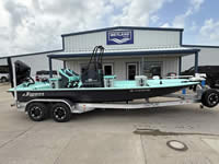 Jireh Shallow Draft Fishing Boat, built in Port O'Connor Texas.