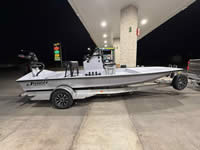 Jireh Shallow Draft Fishing Boat, built in Port O'Connor Texas.