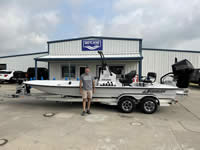 Jireh Shallow Draft Fishing Boat, built in Port O'Connor Texas.
