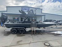 Jireh Shallow Draft Fishing Boat, built in Port O'Connor Texas.