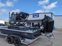 Jireh Shallow Draft Fishing Boat, built in Port O'Connor Texas.