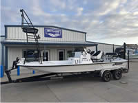 Jireh Shallow Draft Fishing Boat, built in Port O'Connor Texas.