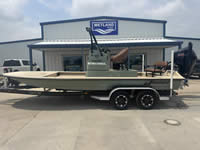 Jireh Shallow Draft Fishing Boat, built in Port O'Connor Texas.