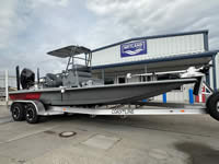 Jireh Shallow Draft Fishing Boat, built in Port O'Connor Texas.