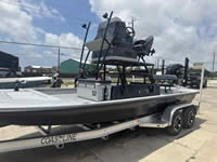 Jireh Shallow Draft Fishing Boat, built in Port O'Connor Texas.