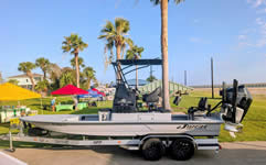 Jireh Shallow Draft Fishing Boat, built in Port O'Connor Texas.