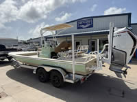 Jireh Shallow Draft Fishing Boat, built in Port O'Connor Texas.